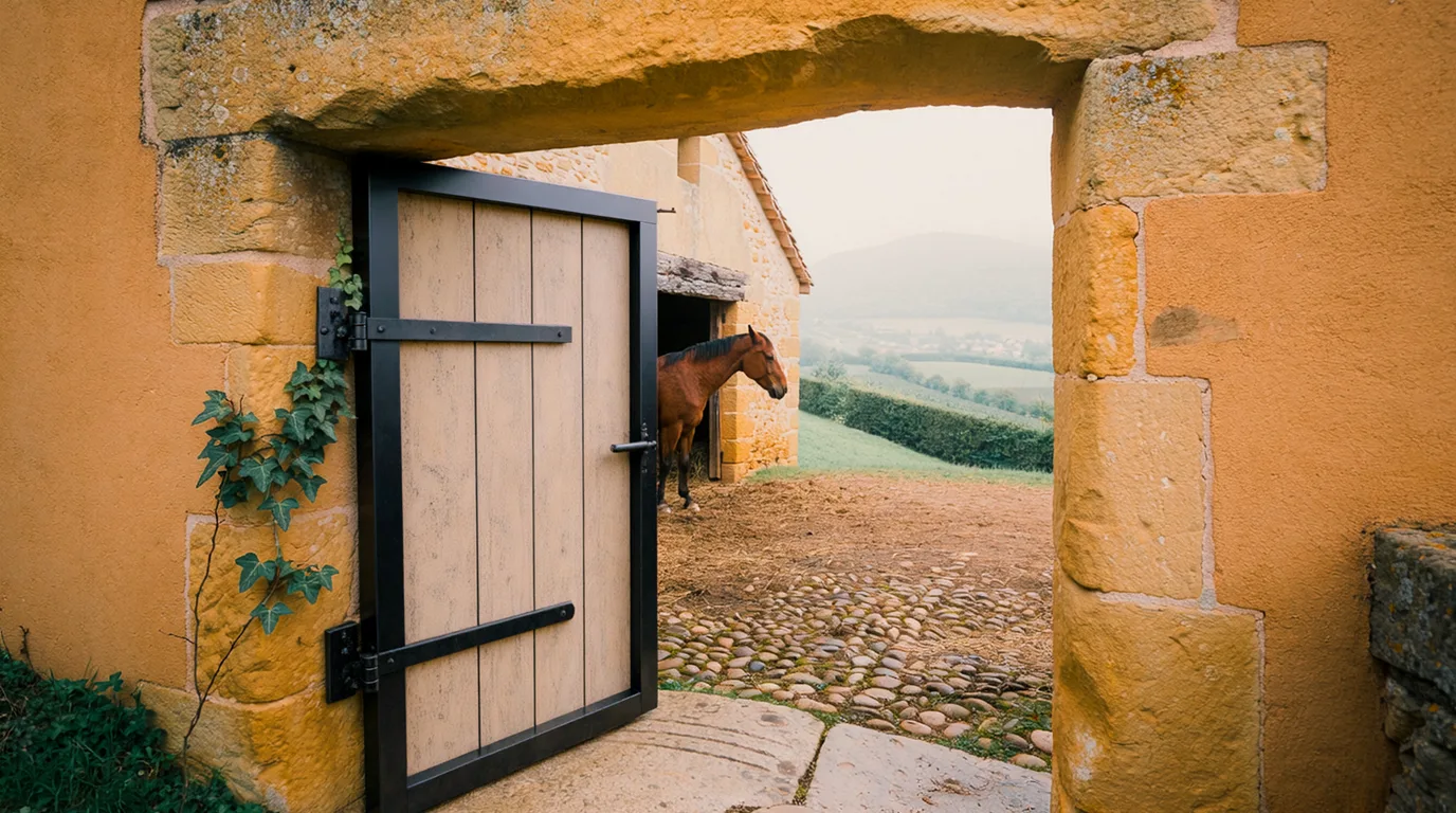 Entrée, Haras du Garon, centre équestre à Chaponost